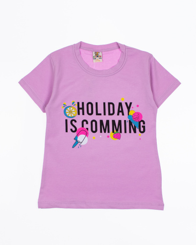 ECRIN 5067/ Футболка (цвет: Сиреневый)